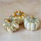 Holiday Tree; Capiz Ivory Jeweled Pumpkin | Mini | Set of 3 - Final sale / Non-returnable and Non-refundable; Category:Pumpkin Decor; Image:4